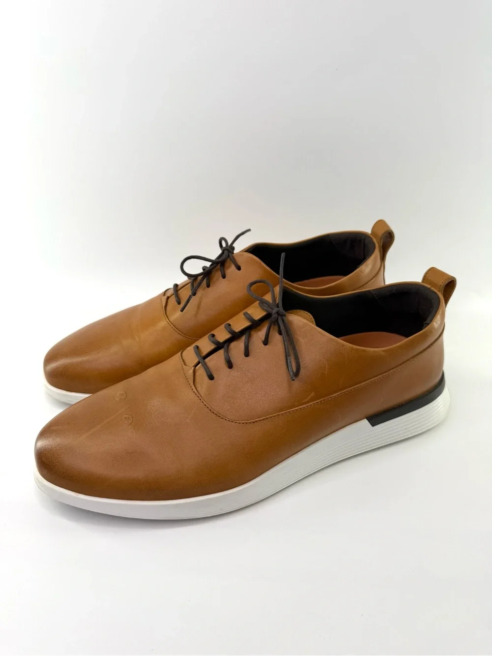 Wolf & Shepherd Crossover Longwing Derby Sneakers Honey Leather Men's 12